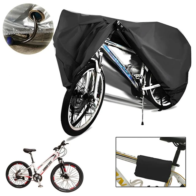 Housses de vélo portables avec sac de transport, équipement de protection,  anti-poussière, anti-pluie, extérieur, UV + 50, 20, 24, 26/29 - AliExpress