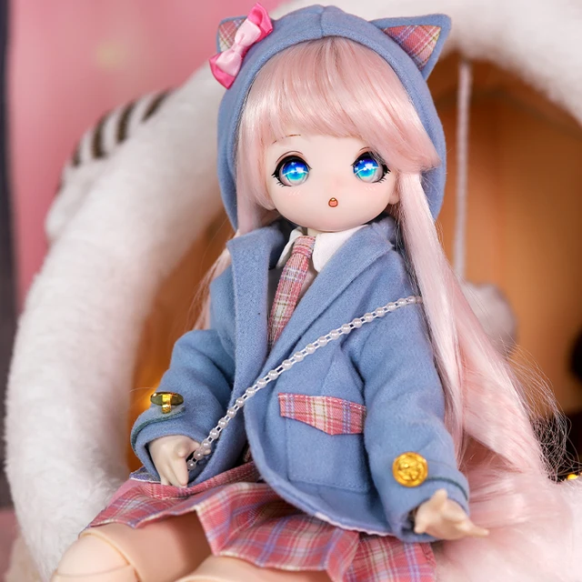 Yan DBS Doll 1/4 BJD Dream Fairy Match Girl Resin Anime Figure Carton Lala Ruru Egg ACGN SD Collection Toy 3