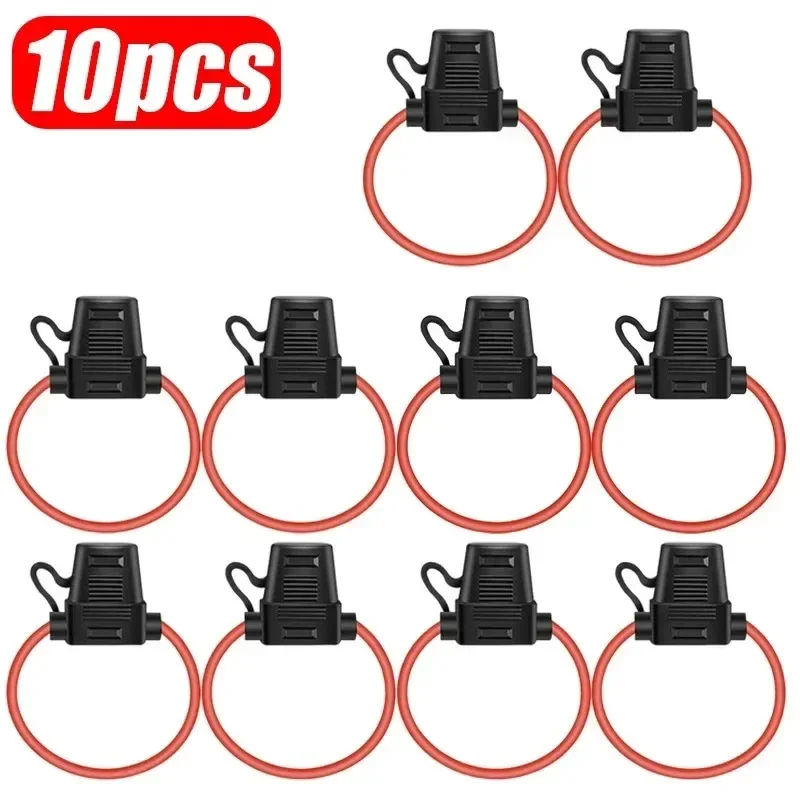 Fuse Holder 5/10 Pieces Small Size Mini Blade Waterproof Sealed Fuse Car Fuse Holder Box Car Socket Online Cut-Off Switch Adapter
