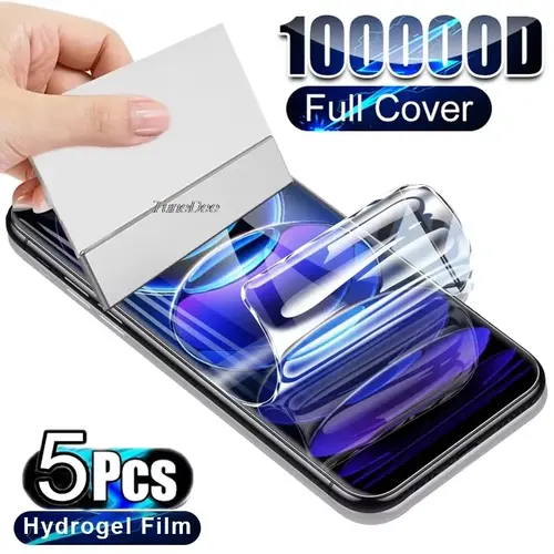 5Pcs Hydrogel Film For Samsung A57 A56 A55 A54 A53 A52 A37 A36 A35 A34 A33 A26 A25 A17 A16 A15 A14 A13 A07 A06 Screen Protectors