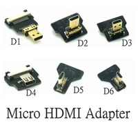 Micro HDMI-Mini HDMI 90 Degree Adapter 5cm-100cm FPC Ribbon Flat FPV HDMI-Cable Pitch 20pin For Multicopter Aerial Photography - Image 3