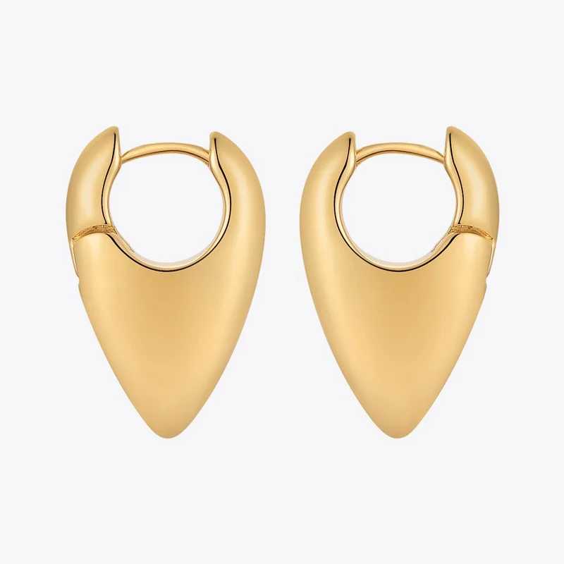 ENFASHION Round Cone Stud Earings Pendientes Piercing Geometric Earrings For Women Gold Color Fashion Jewelry Party E221394