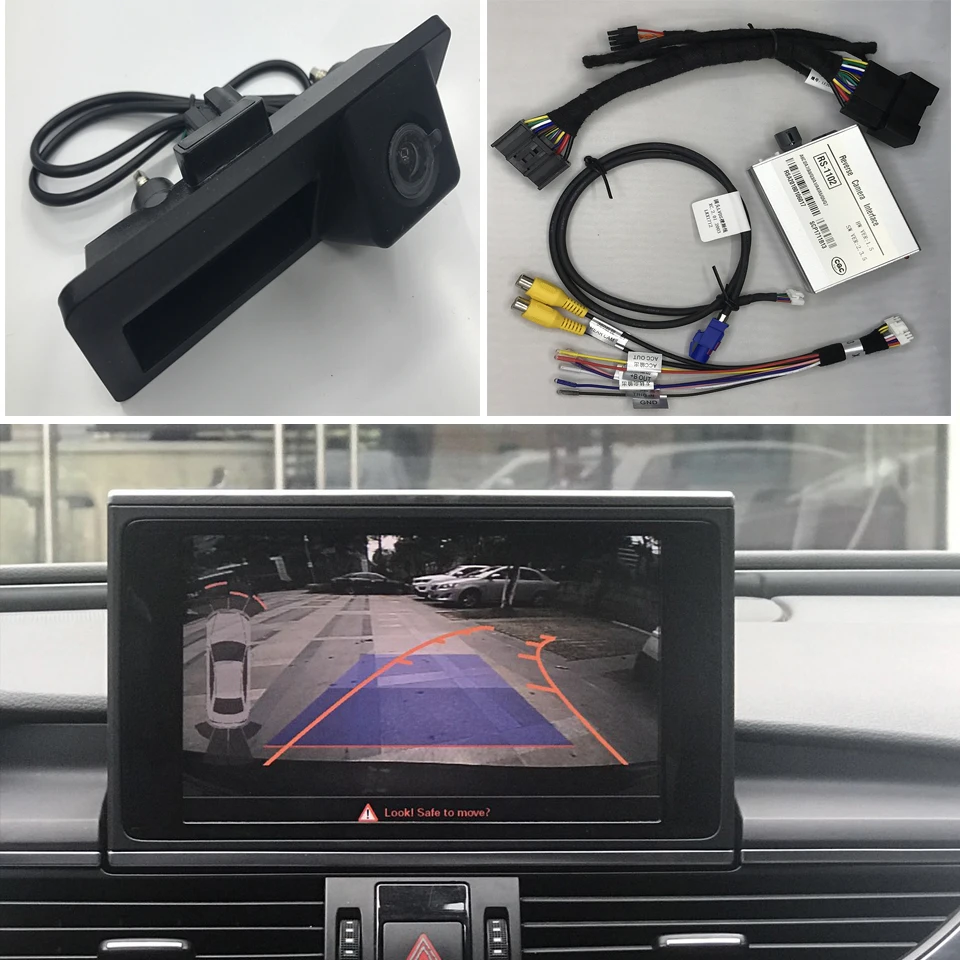 

Car Reversing Camera For Audi MMI 3G 3G+ A4 A5 A6 Q5 b8 b8.5 2009 - 2017 Rear View Camera Interface Kit Reverse Backup Improved