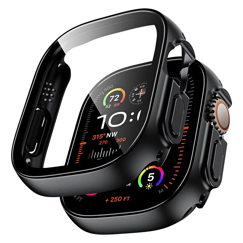 Apple Watch Ultra Durable Case with Tempered Glass Screen Protector