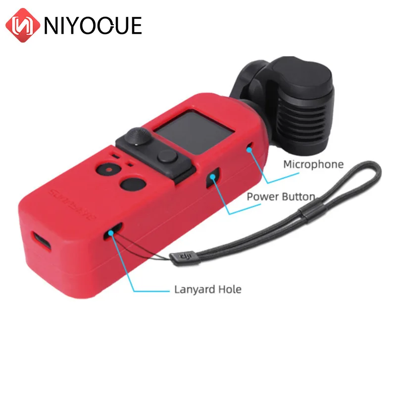 DJI 포켓 2 짐벌 카메라용 소프트 실리콘 보호 커버, 스크래치 방지 케이스, 프로텍터 액세서리