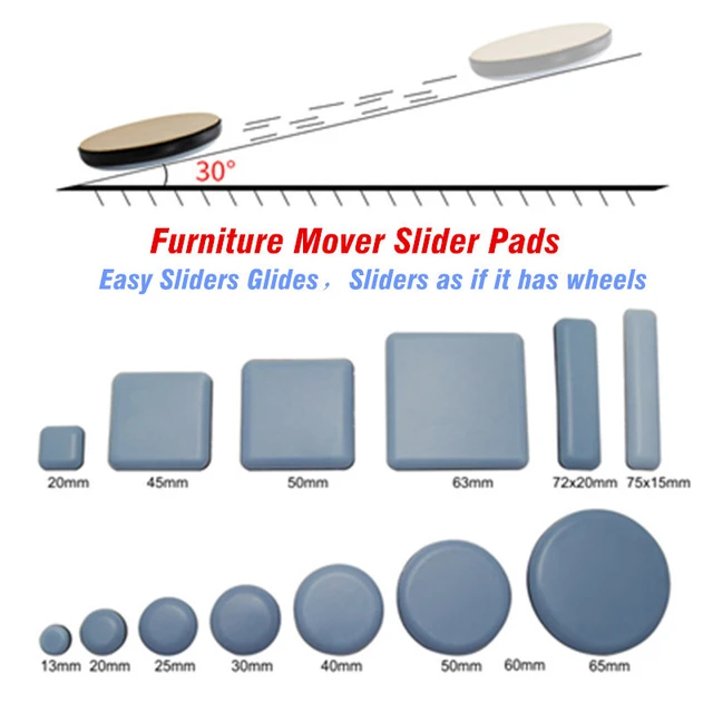 4 Pcs Furniture Sliders Legs Pads For Carpet Heavy Duty Furniture Slider  Movers Gliders Moving Anti-abrasion Floor Protector Mat - AliExpress