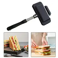 Breakfast Sandwich Maker Double Sided Frying Pan Grill Pan Sandwich Baking Pan for Breakfast Tortillas Muffins Toast Dining Room 1