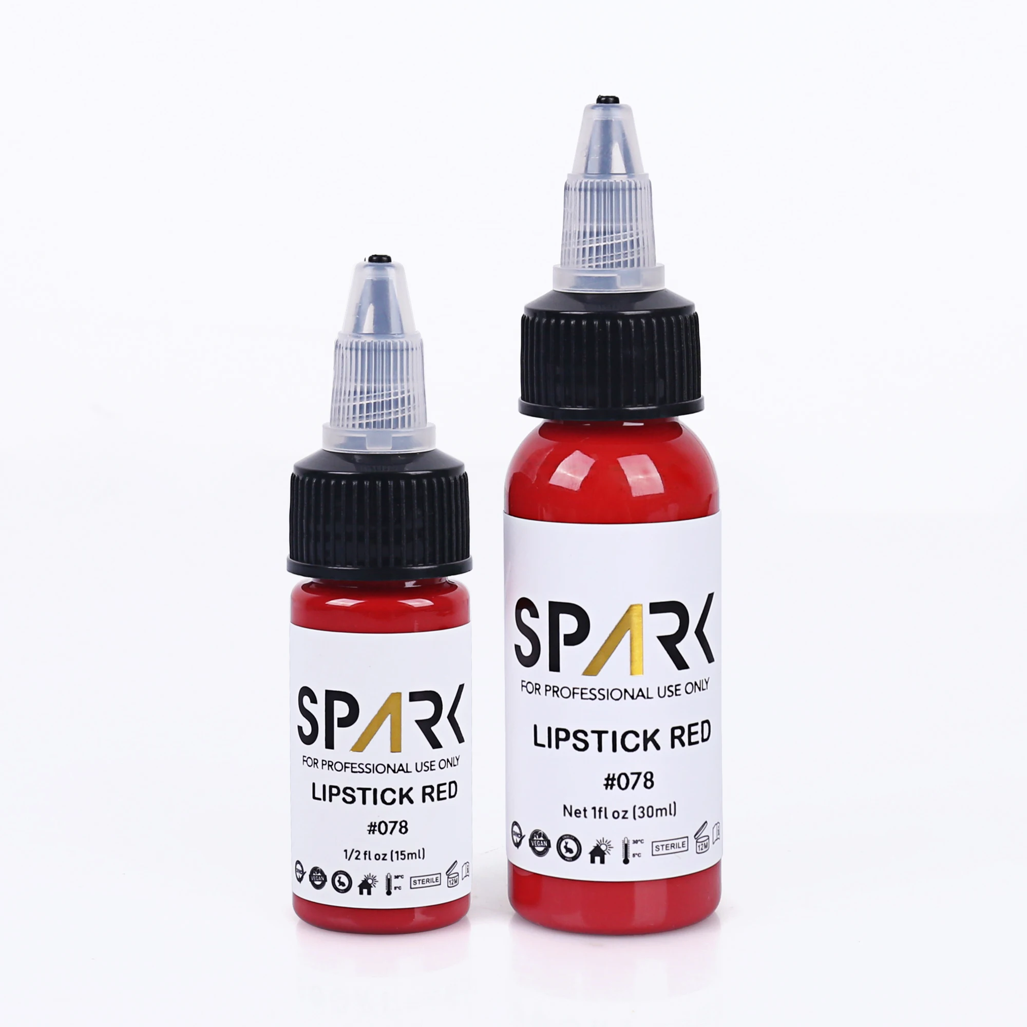 Tattoo Ink 15ml Professional Permanent Makeup Body Microblading Easy Coloring for Spark