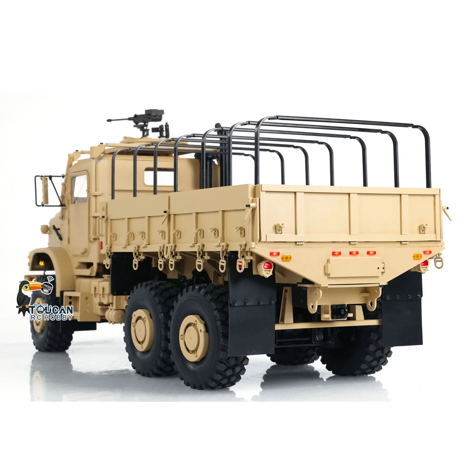 CROSSRC 1/12 Scale RTR TC6 Vehicle Radio Control Painted Finished Military Truck 6WD Light Sound Smoke 2 Speed Transmission 5