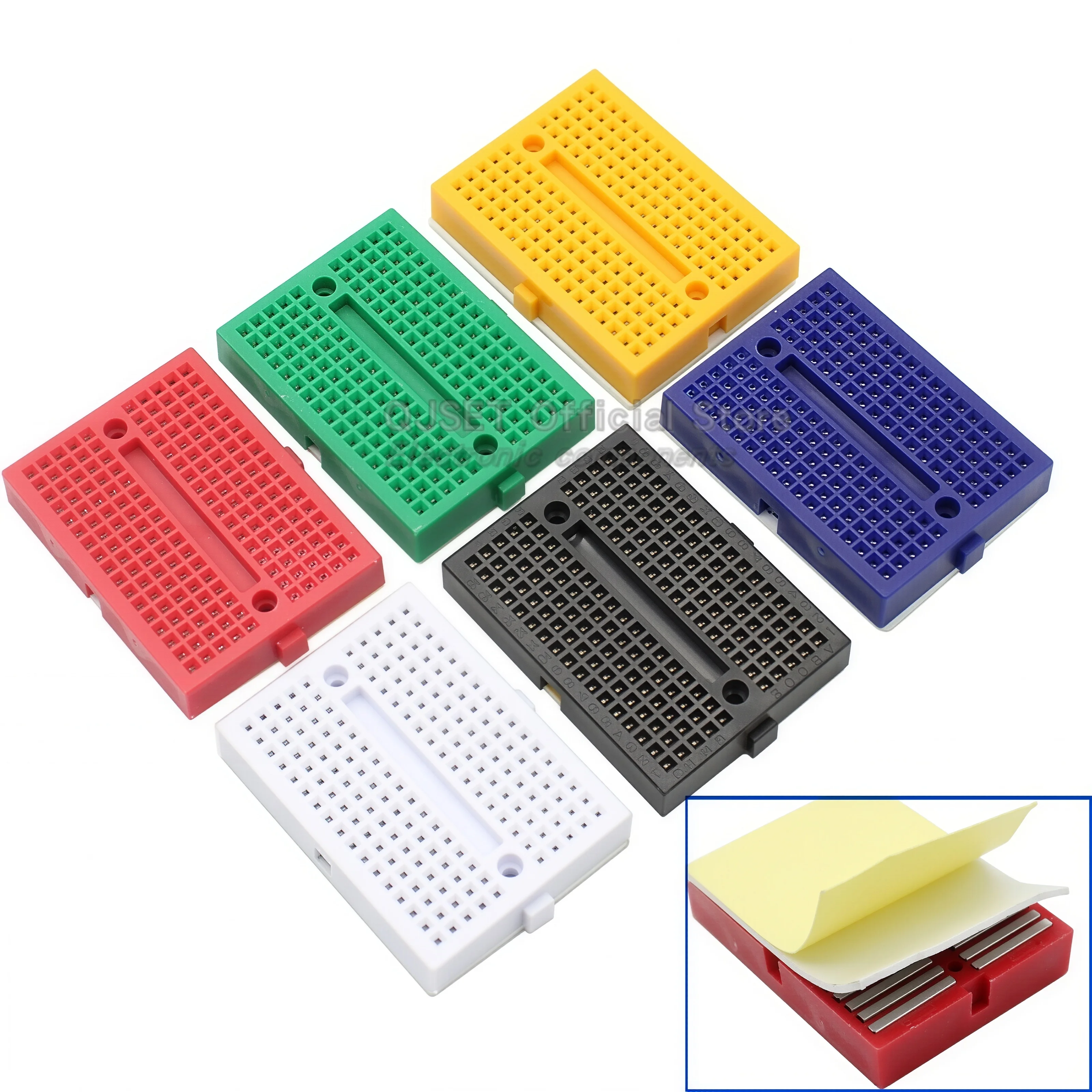 1pcs MB-102 MB102 브레드보드 400 830홀 솔더리스 PCB 브레드보드 테스트 개발 점퍼65핀 DIY 아두이노 실험실용 SYB-830