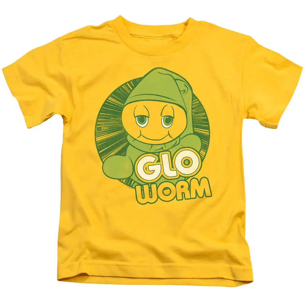 Glo Worm Boys T-Shirt Giallo Maniche Lunghe O Corte
