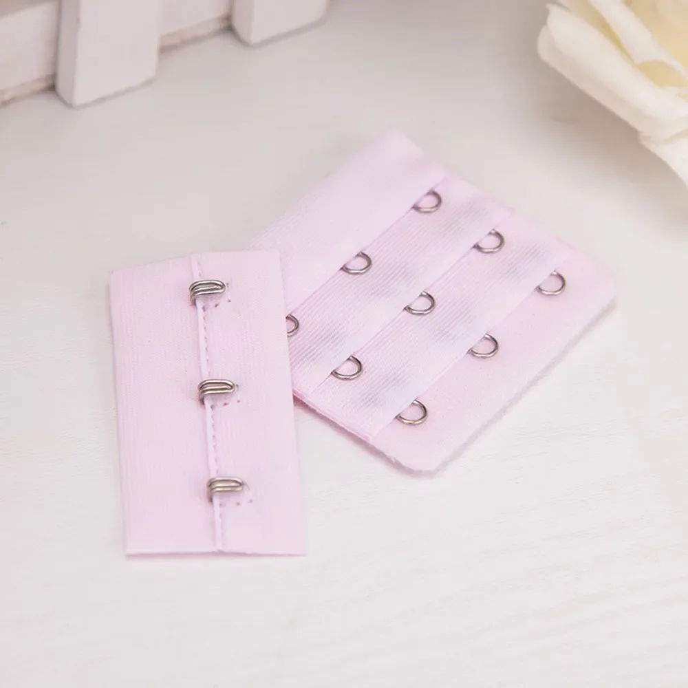 

Tops Lingerie Women's Underwear Strapless Accessories Bra Extender Straps 3 Hooks 3 Rows With Cotton And Metal