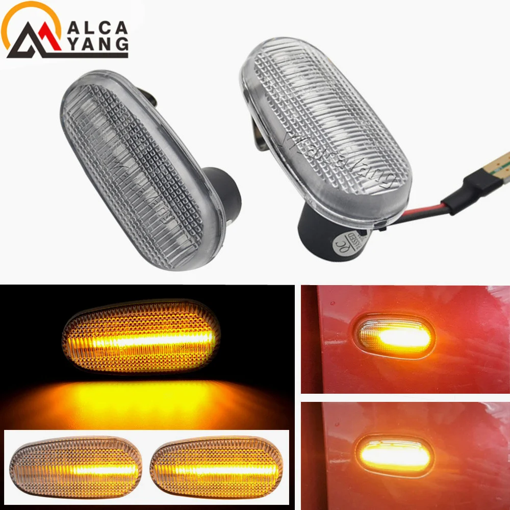 2Pcs-Dynamic-LED-Side-Marker-Lights-Arrow-Turn-Signal-Flashing-Blinker ...