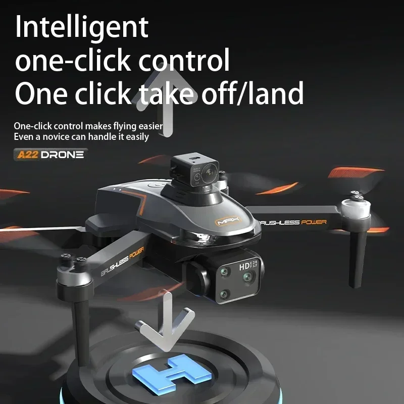 XIAOMI New A22 Drone 8K 5G GPS double Camera HD Aerial Photography WIFI Optical Localization Four-way Obstacle Avoidance Drone aerial photography drone