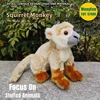 Squirrel Monkey Plush Toy High Fidelity Monkeys Plushie Saimiri Sciureus Peluche Lifelike Stuffed Animals Simulation Doll Toys 1
