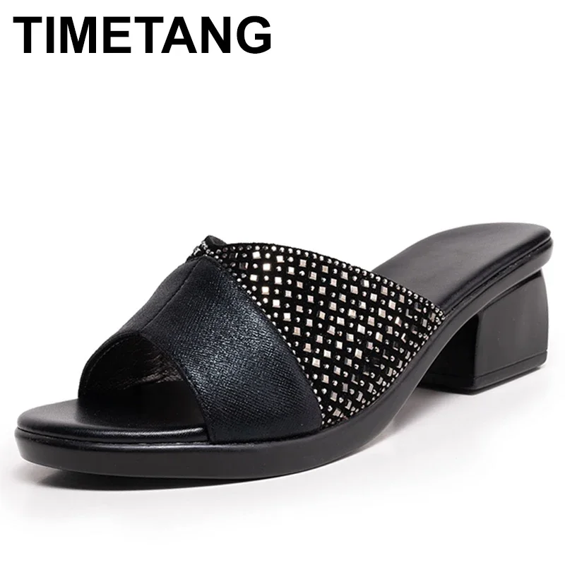 

Women's Sandals Summer Fashion Women's Slippers Middle-aged Wedge Shoes Simple Style Mother Slippers Women Shoes