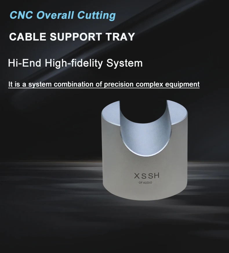 HIFI Kabel Tray Stand Spike Unterstützung Rahmen Reinem Aluminium Hinter Pad Multi-funktion Stoßdämpfer Power Lautsprecher Kabel Füße – Detail 7