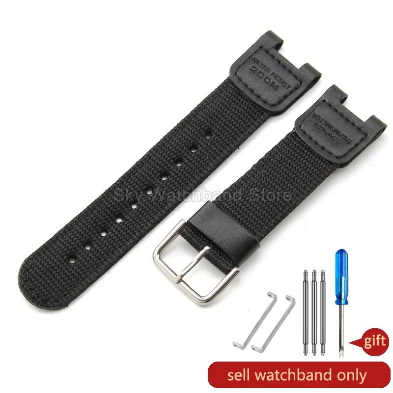 لساعة كاسيو خفيفة الوزن قابلة للتنفس من النايلون S...