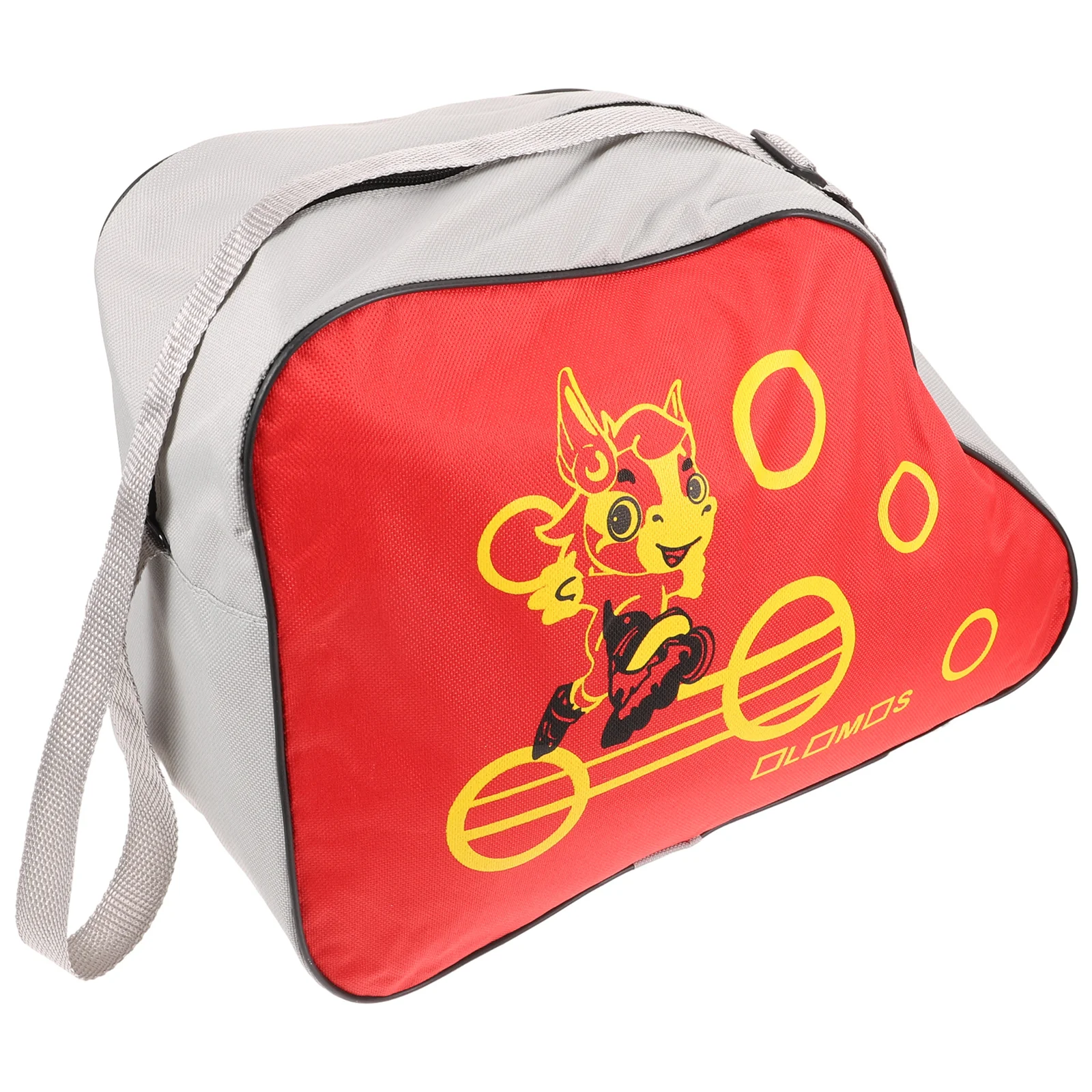 Fashionable Printed Portable Skating Shoes Storage Bag Adjustable Shoulder Strap Storage Organizer Roller Skate Bag roller skates bag