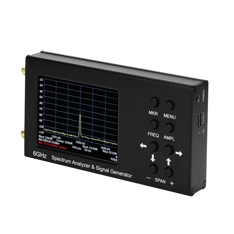 6GHz Portable Spectrum Analyzer Signal Genertor 3G 4G LTE CDMA DCS GSM GPRS GLONASS