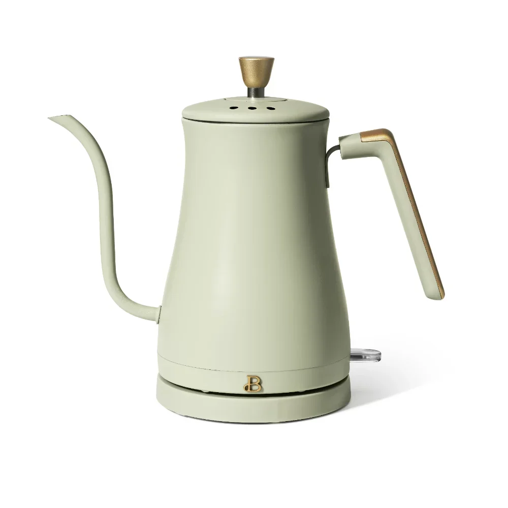 

Electric Gooseneck Kettle, Sage Green by Drew Barrymore tea kettle