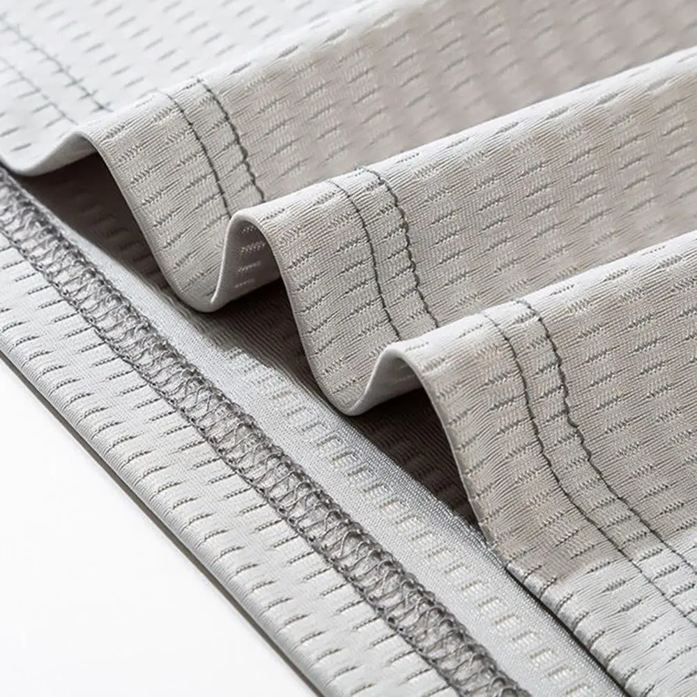 1PC Men's Mesh Tank Tops Ice Silk Quick Dry Outdoor Sports Base Shirt Male T-shirt Fitness Vest Summer Sport Running Gym T-shirt