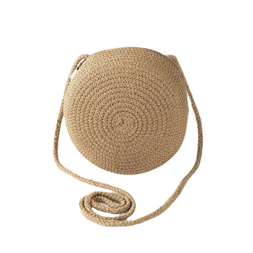 Hollow Straw Woven Handbag Women's Summer Beach Bag Fashion - Temu