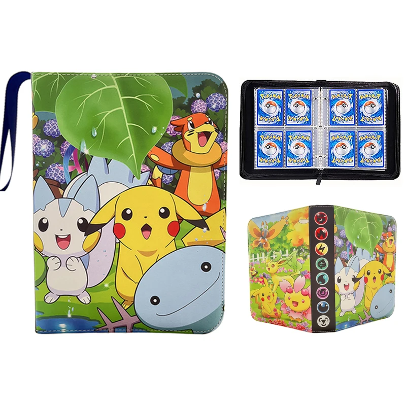 Porte-cartes Pokémon Gx Vmax Ex En Pu, Album De Collection, Dossier De  Jouets, Support De 400 Pièces - Jeu Cartes De Collection - AliExpress