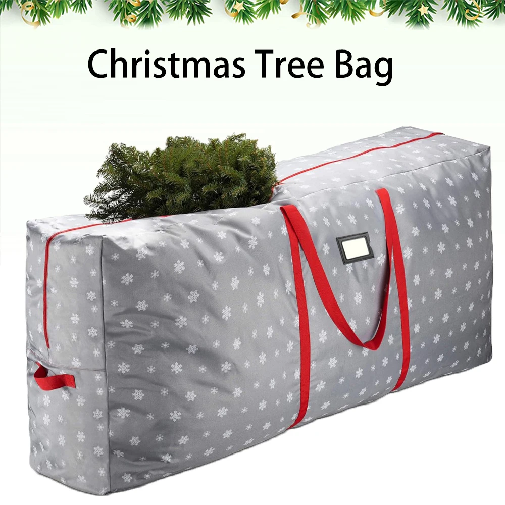 

Foldable Christmas Tree Xmas Decoration Wreath Storage Bag Oxford Cloth Bag For Storing Christmas Utenciles Garland Home Storage