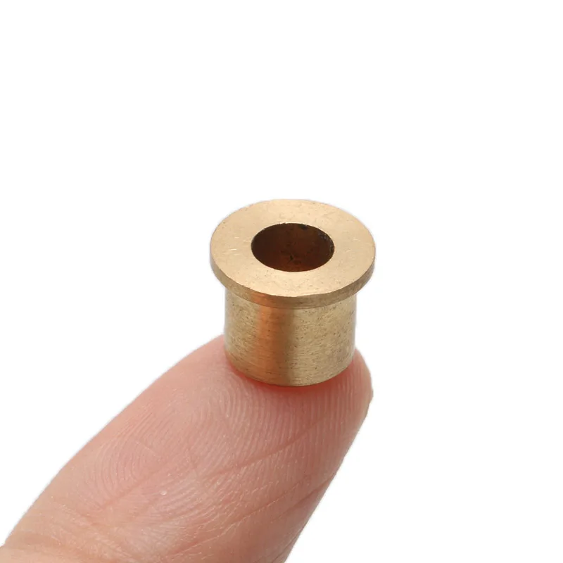 10 Pz Mini Boccola In Ottone Albero 2mm 3mm 4mm 5mm Timone Flangia Albero Cuscinetto A Manicotto For RC Bait Barca Modello Fai Da Te Accessori (Color : D 4x6mm Normal - Foto 7