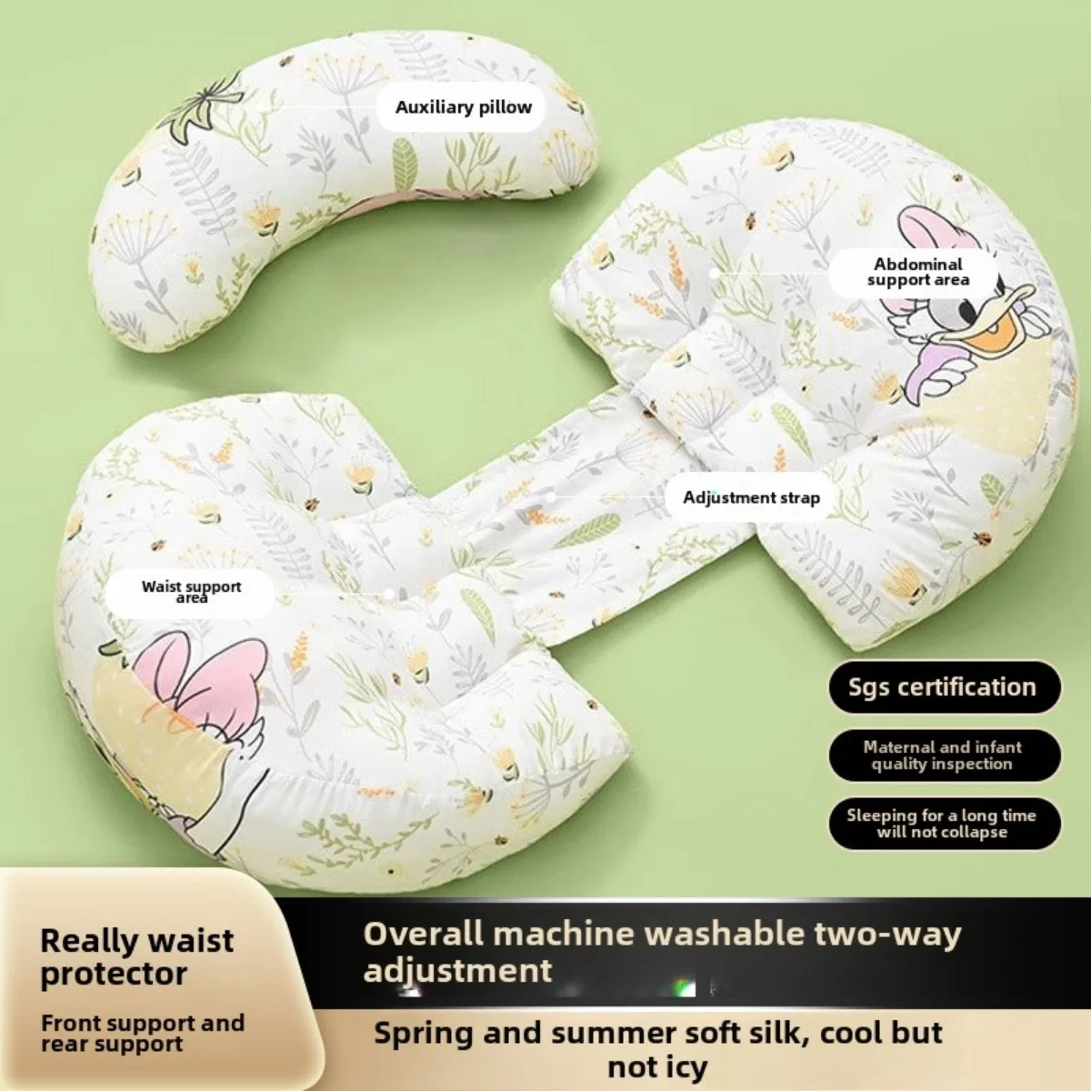 Pregnancy Pillow Maternity Body Pillows Pregnant Nursing Pillow for Pregnant Women Pregnancy Accessories Mommy Aid Sleep Bedding