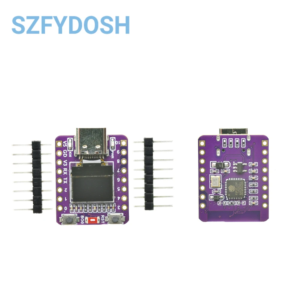 โมดูลไร้สาย ESP32-C3 + OLED 0.42 นิ้ว สำหรับ Arduino