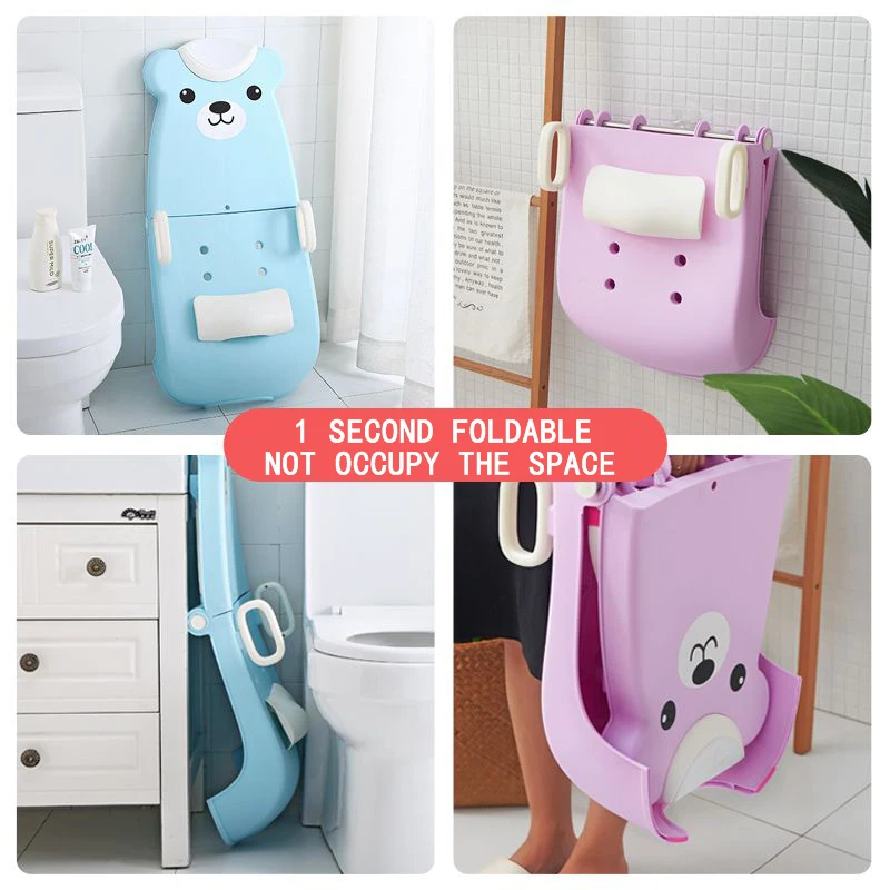 1-8Years Children\'s Shampoo Chair Baby Shampoo Artifact Child Shampoo Bed Foldable Can Sit Lying Home Shampoo Chair For Kids