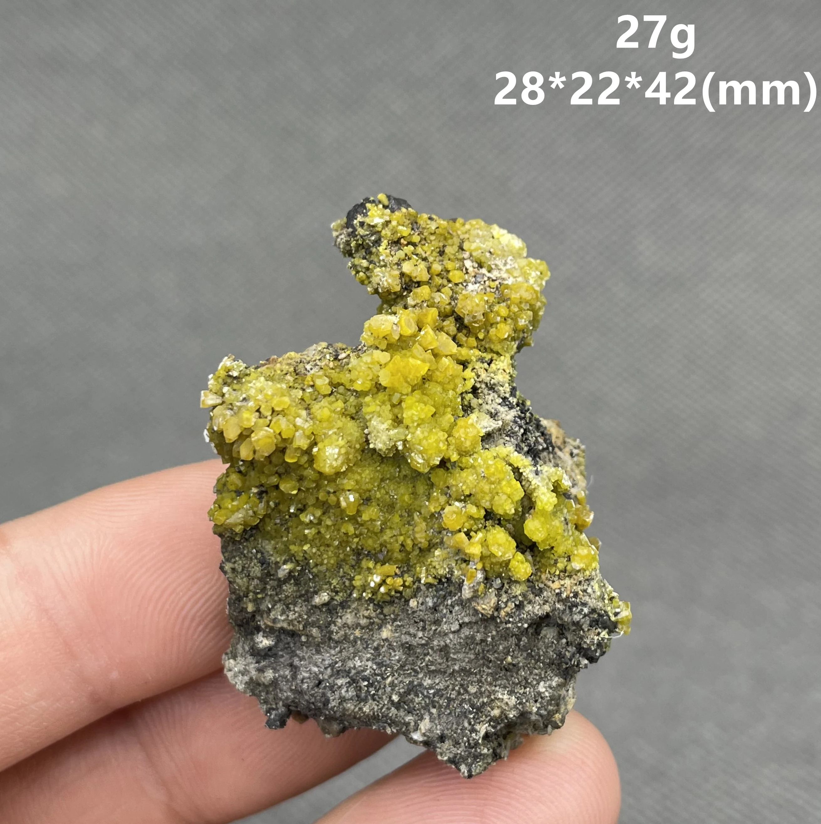 Natural Pyromorphite mineral specimen + healing quartz crystals and stones rock gemstone 4