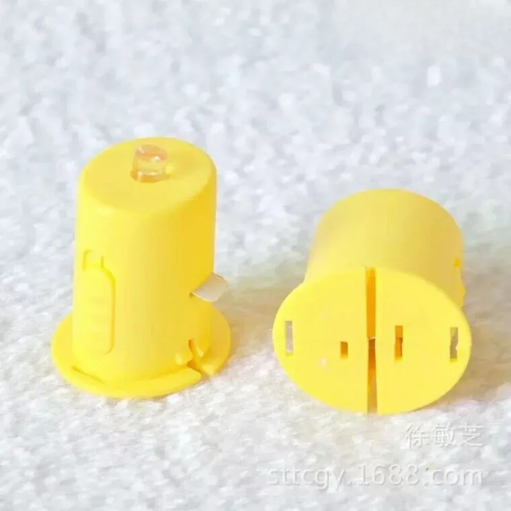 Menorah LED candle, Cylindrical electronic wick, LED electronic light, Small Yellow light bulb, Hanukkah Cleaning candles