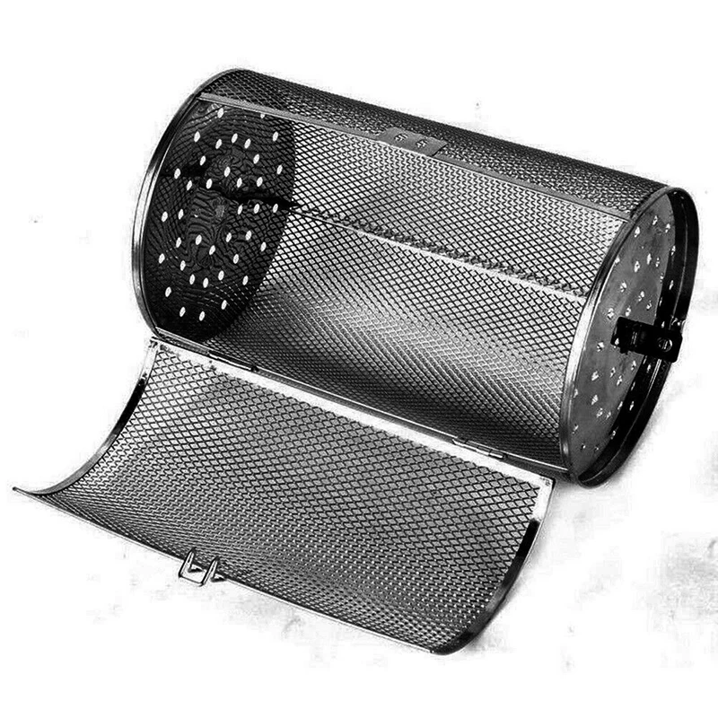 Bbq Barbecues Kebab Cage Rotisserie Skewer Stainless Steel Grill