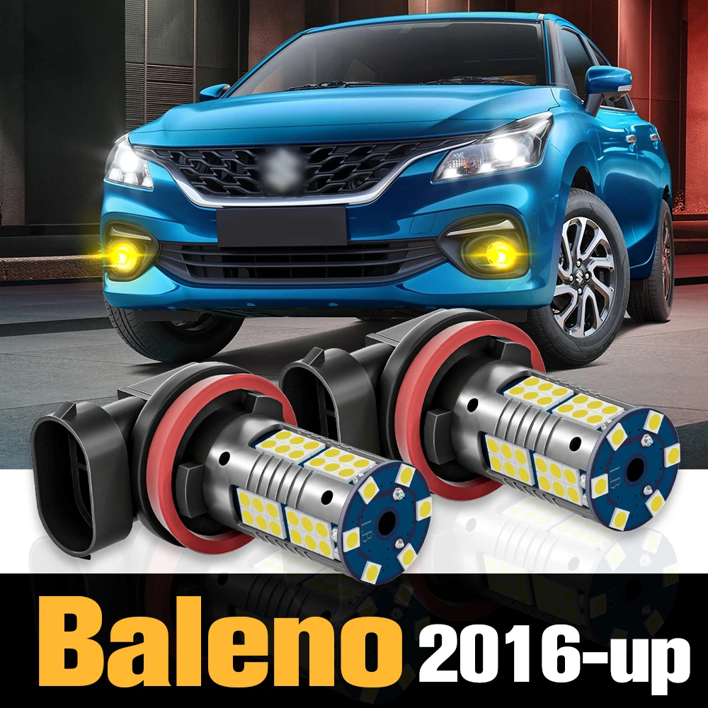 

2pcs Canbus LED Fog Light Lamp Accessories For Suzuki Baleno 2016 2017 2018 2019 2020 2021