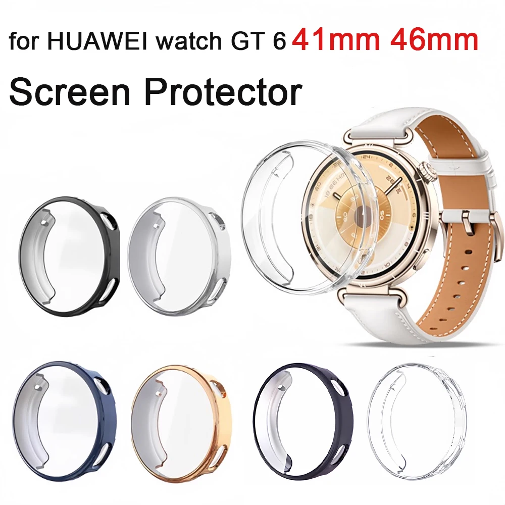 Premium Anti-Fall TPU Bumper Shell with Screen Protector for Smartwatch Accessories