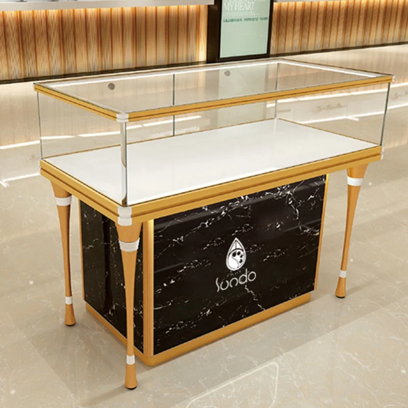 

custom，Luxury jewelry cabinet showcase jewelry store display showcase kiosk for sale jewelry shop cabinet display counter for st