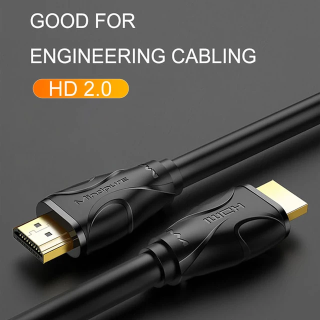 HDMI-compatible Cable Video Cables HDMI 2.0 Gold Plated 1.4 4K@120Hz 1080P  3D Cable for HDTV Splitter Switcher PS5 0.5m 1m 2m 3m - AliExpress