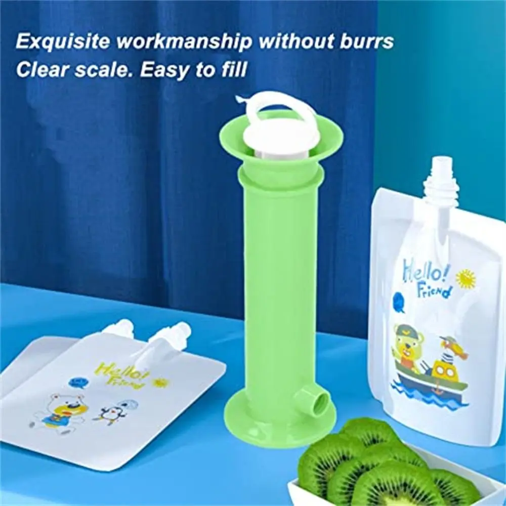 Baby Food Storage Containers Safe Toddlers Scale Baby Food Pouch Filler Food Dispenser Fruit Puree Pouch Filling Station portable food storage box food pouch