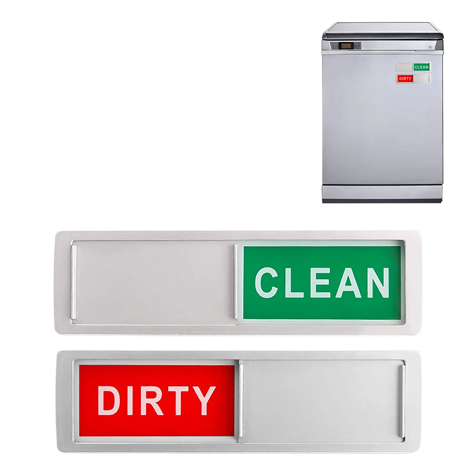 Dishwasher Magnet Clean Dirty Sign Non-scratching Strong Magnet 2  Double-sided Dirty Clean Dishwasher Magnet Cover - Plaques & Signs -  AliExpress
