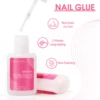 COSCELIA 10G Nail Glue False Nail Tips Glue Clear Color Nails Tools 4