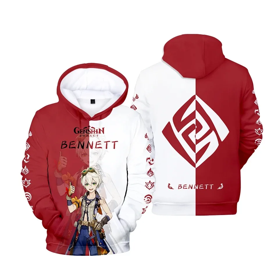 Autumn hooded 3d genshin impact hoodie men women sweaters new print amber kids training game boys girls pullovers hip hop