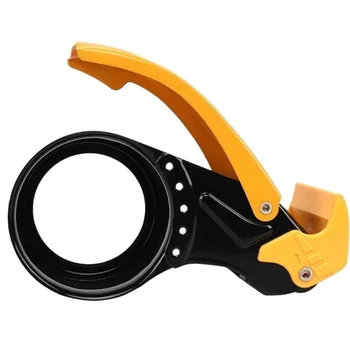 Dispenser di Nastro Adesivo Portatile con Taglierina Automatica da 5cm, Strumento per Imballaggio con Denti in Metallo, per Ufficio