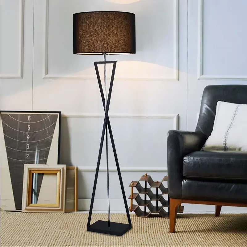 Modern LED Simple Creative Iron Floor Lamp Designer Stand