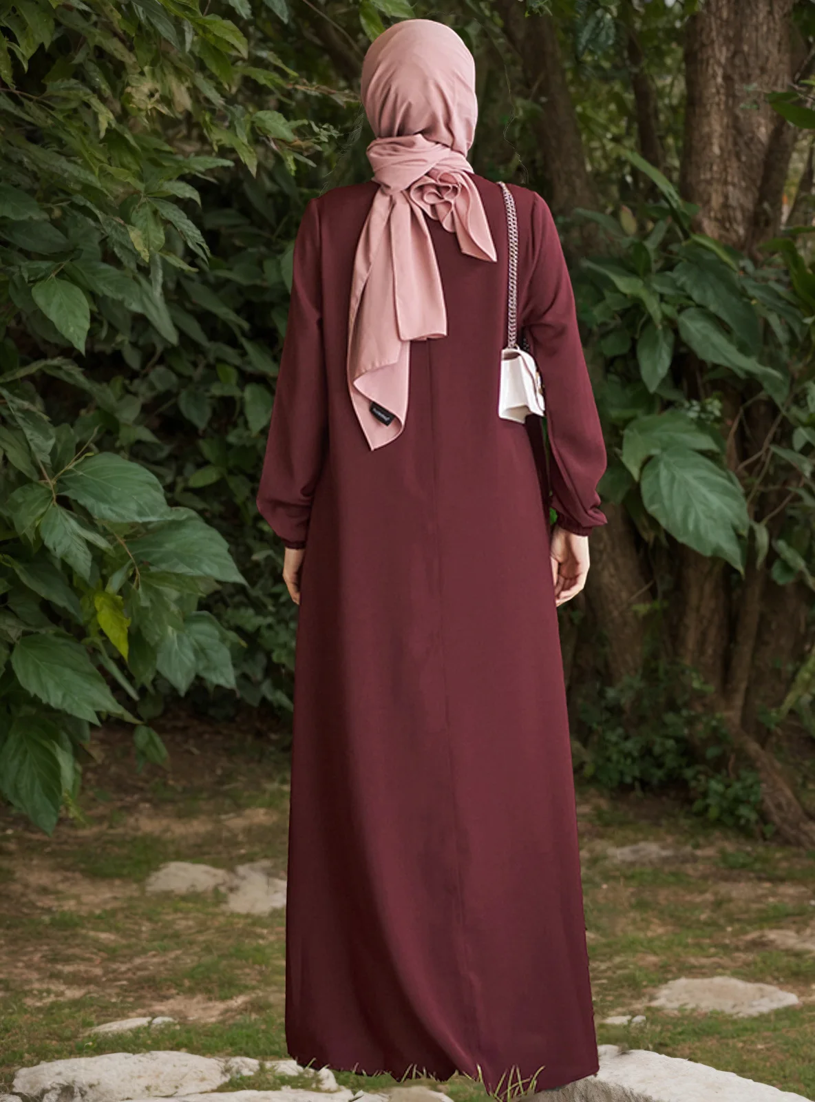 عباية نسائية متواضعة فستان مسلم فيستدوس عبايات دبي السعودية رداء طويل فساتين عربية المغرب A Line جلابية عيد رمضان قفطان