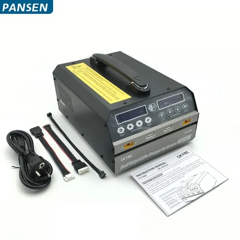 

SKYRC PC1080 Lipo Battery Charger 1080W 20A 540W*2 Dual Channel Lithium Battery Charger for Agricultural Spraying