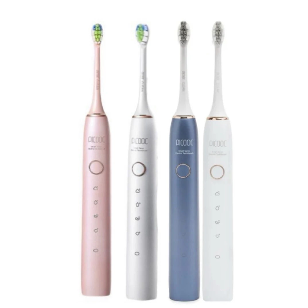 Picooc T1 및 Picooc T1 Lite 소닉 전동 칫솔용 교체 칫솔 헤드 8개, 부드러운 듀폰 브리슬 노즐