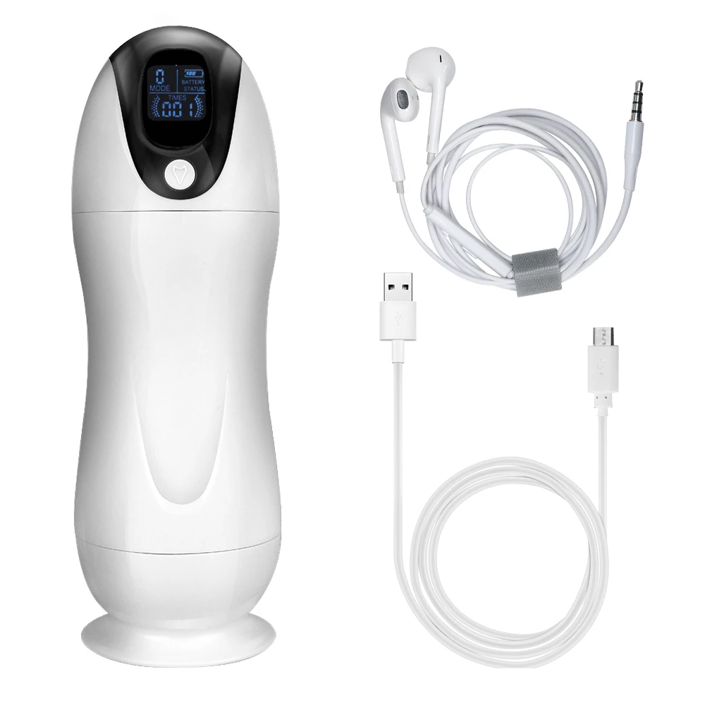 Automatisk masturbator för män med sug- och stödfunktion_voghion.com